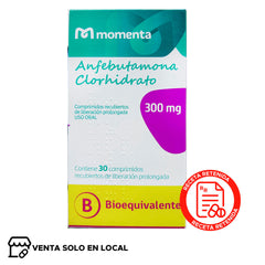 Anfebutamona XL Comprimidos Recubiertos de Liberación Prolongada 300mg