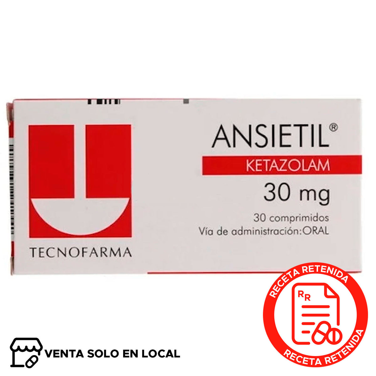 Ansietil Comprimidos 30mg