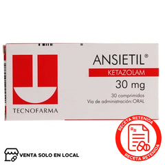 Ansietil Comprimidos 30mg