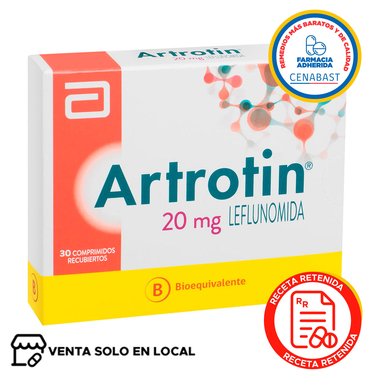 Artrotin Comprimidos Recubiertos Producto Cenabast (disponible solo para venta presencial)