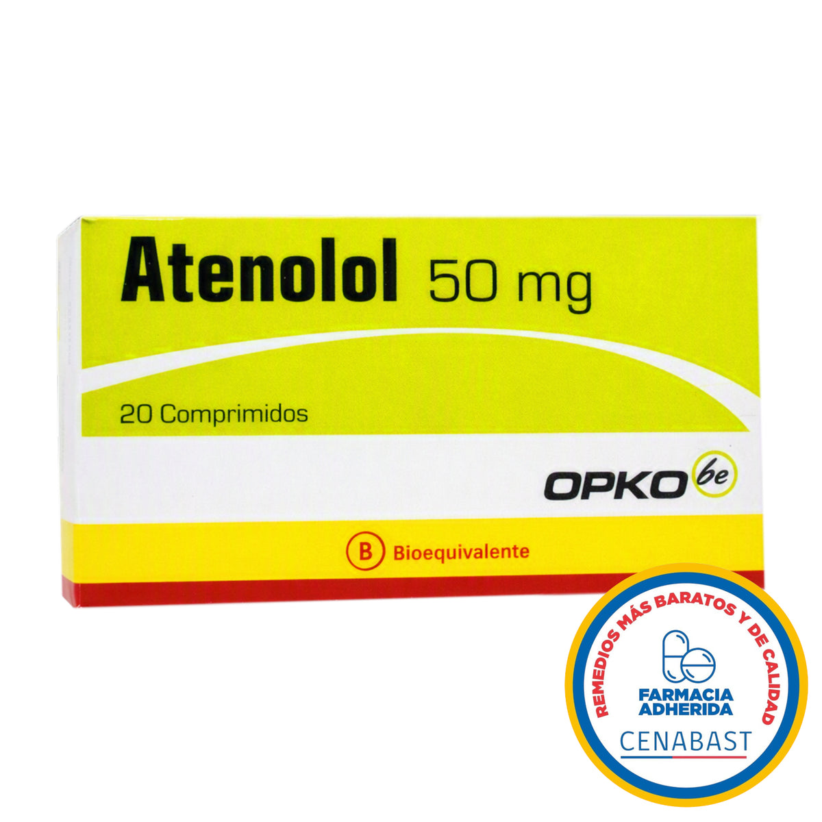 Atenolol 50mg 20 Comprimidos Producto Cenabast