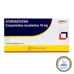 Atorvastatina Comprimidos Recubiertos 10mg Producto Cenabast