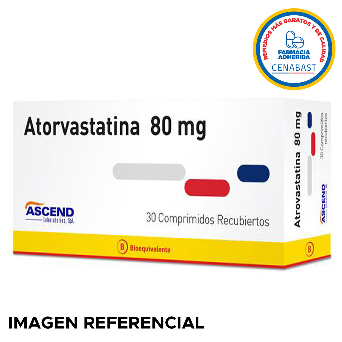 Atorvastatina Comprimidos Recubiertos 80mg Producto Cenabast