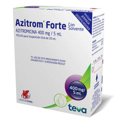 Azitrom Forte Suspensión Oral 400mg/5ml