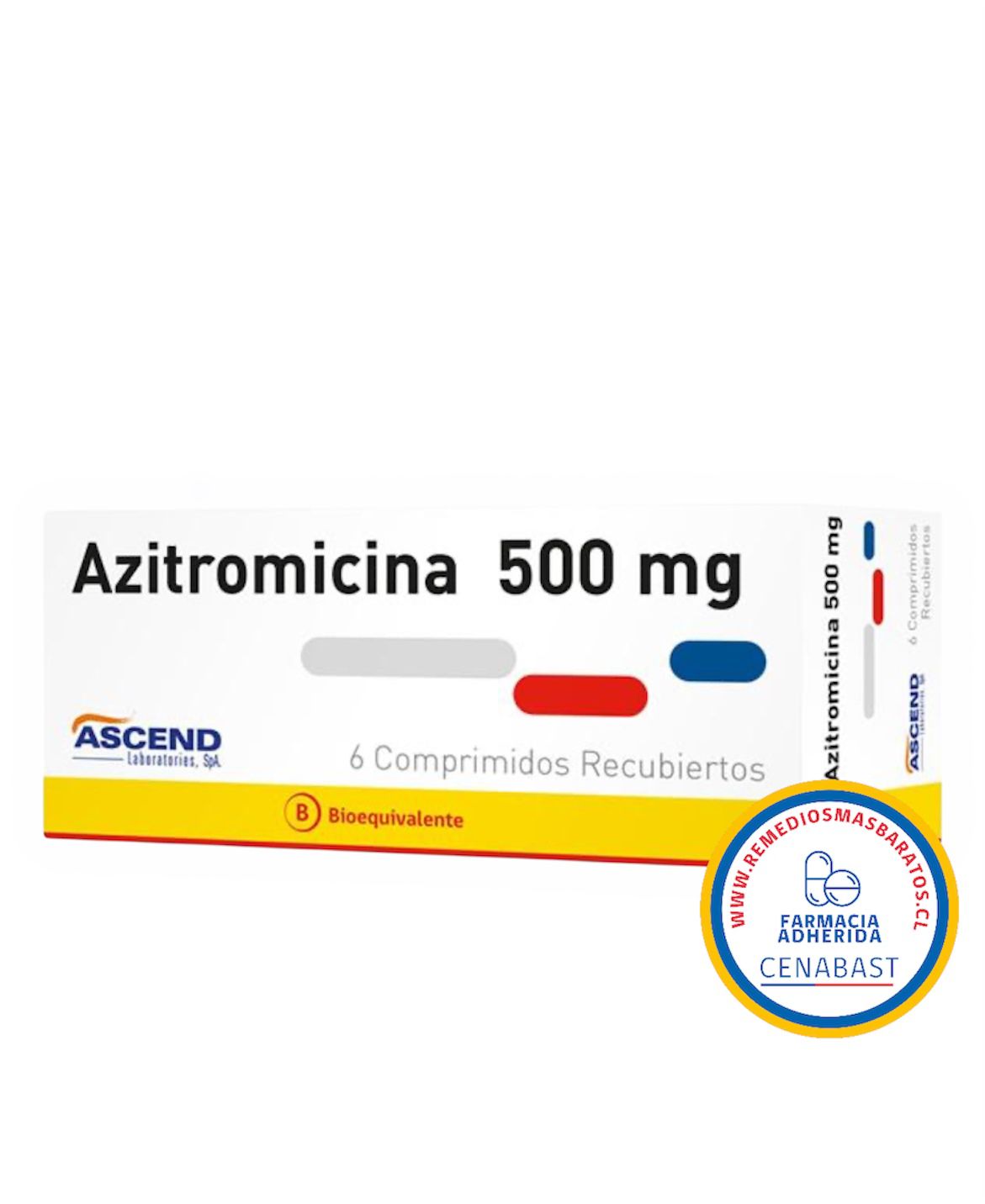 Azitromicina comprimidos 500mg Producto Cenabast