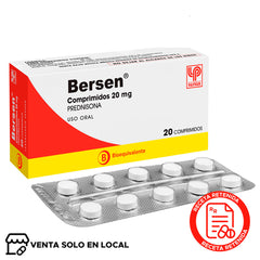 Bersen Comprimidos 20mg (disponible solo para venta presencial)