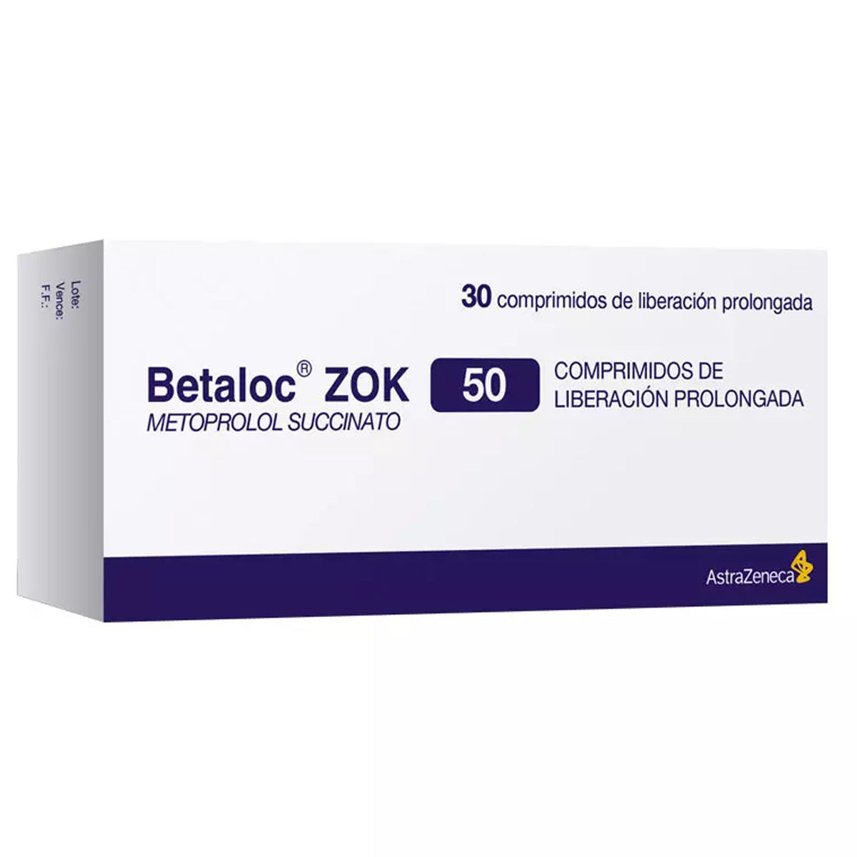 Betaloc Zok Comprimidos Recubiertos de Liberación Prolongada 50mg