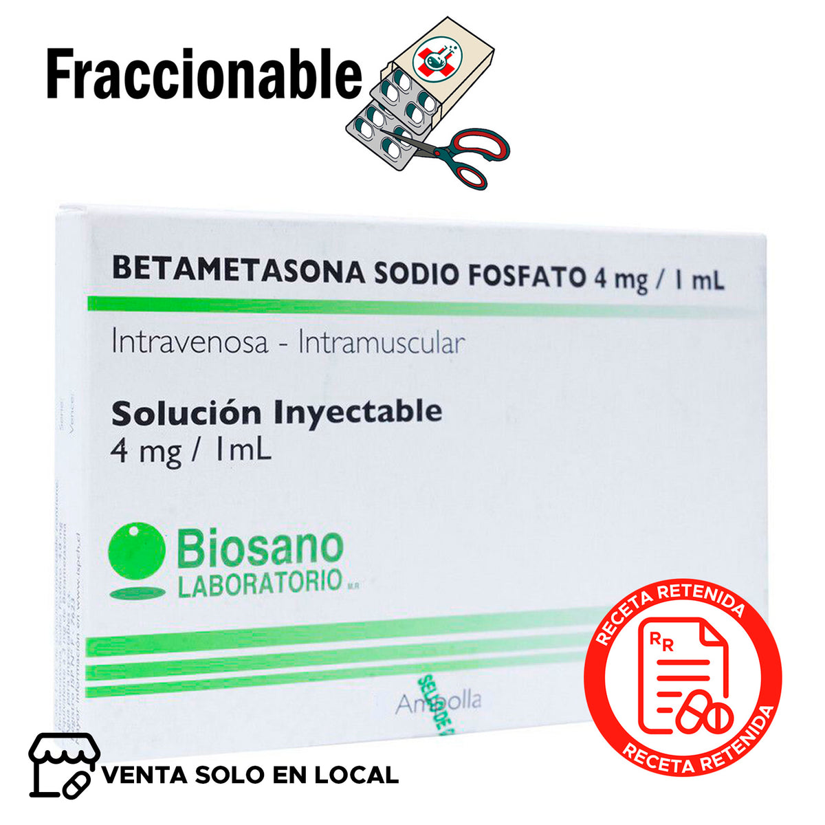 Betametasona Inyectable x 1 Ampolla