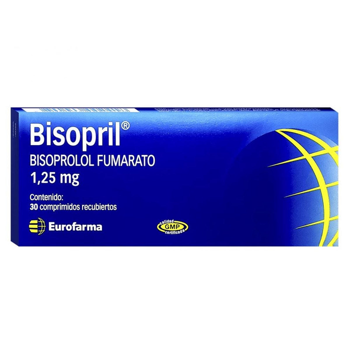 Bisopril Comprimidos Recubiertos 1,25mg