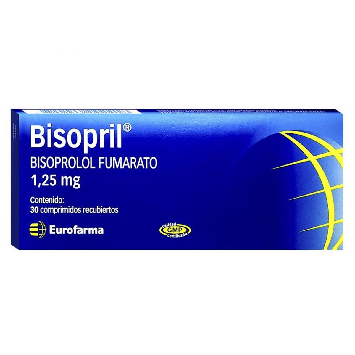 Bisopril Comprimidos Recubiertos 1,25mg.