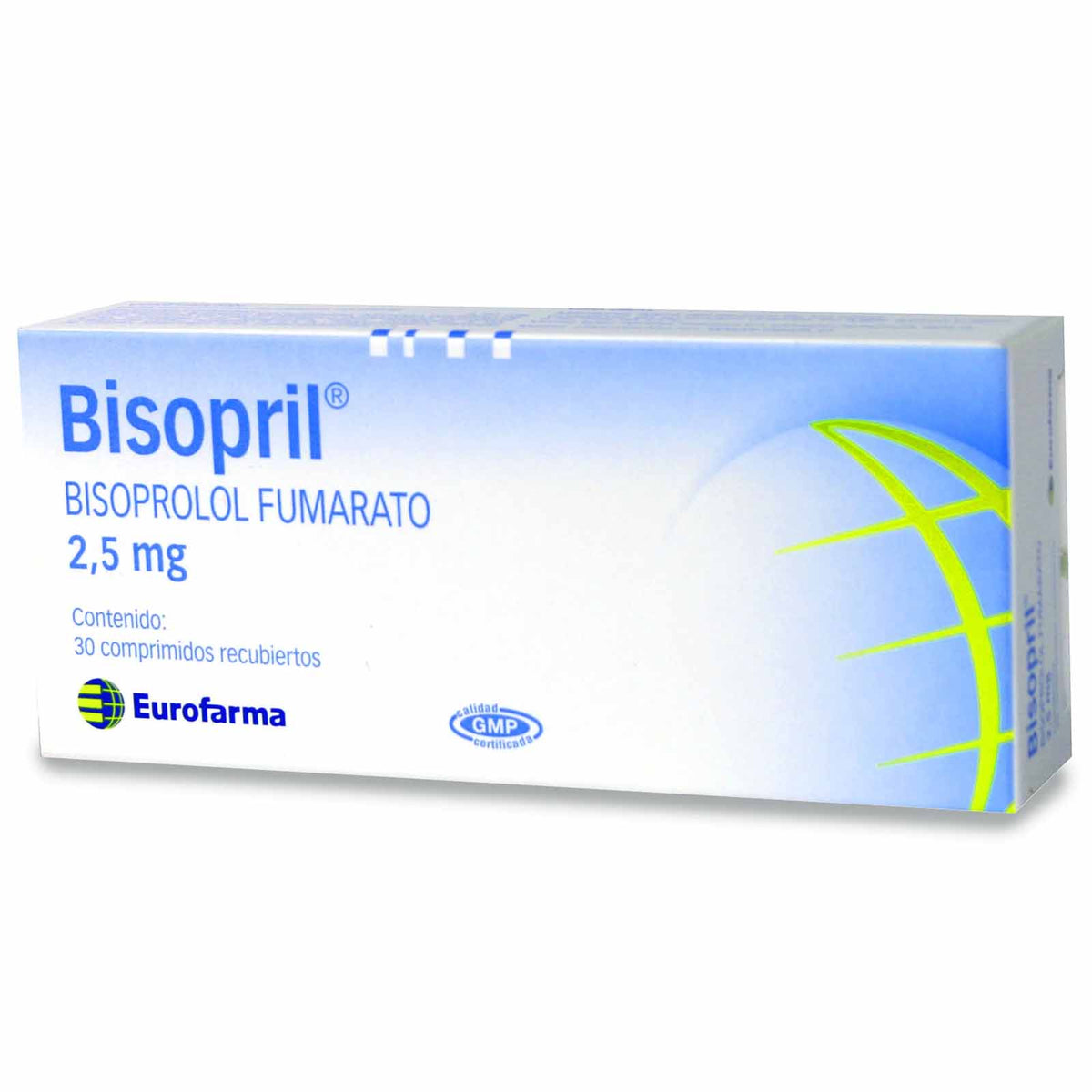 Bisopril Comprimidos Recubiertos 2,5mg.