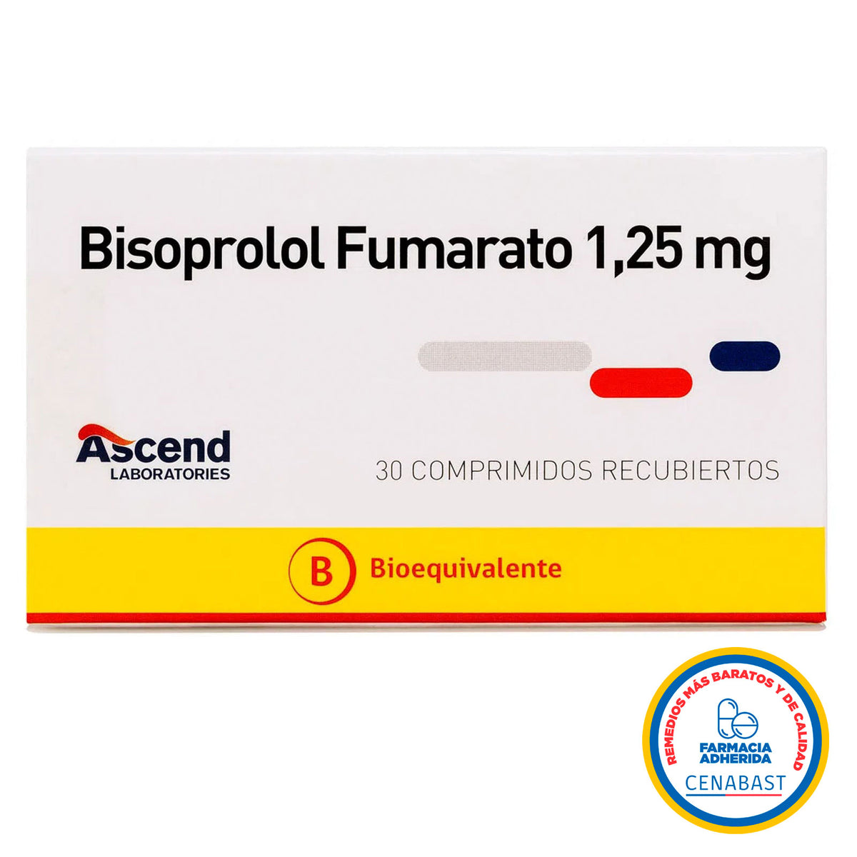 Bisoprolol Comprimidos Recubiertos 1,25mg Producto Cenabast