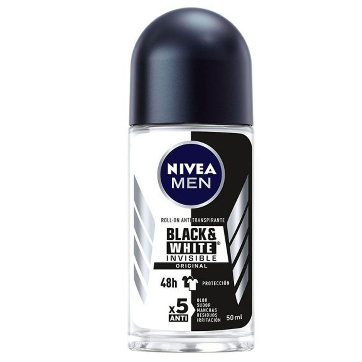 Nivea Desodorante Hombre Roll On Black & White