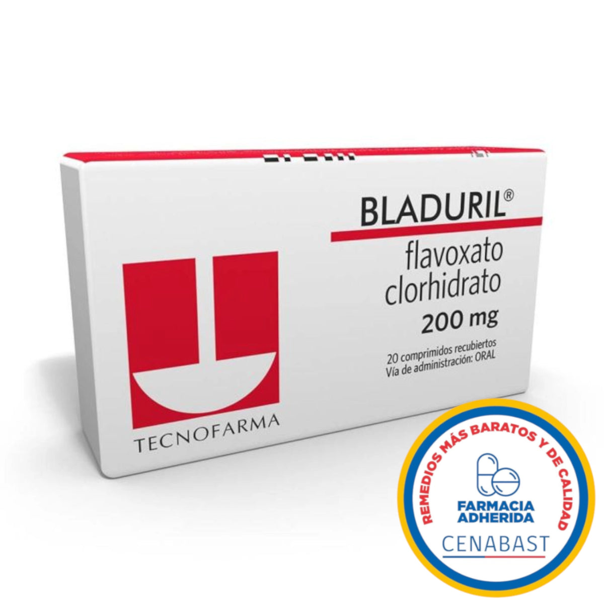 Bladuril 200mg 20 Comprimidos Recubiertos Producto Cenabast