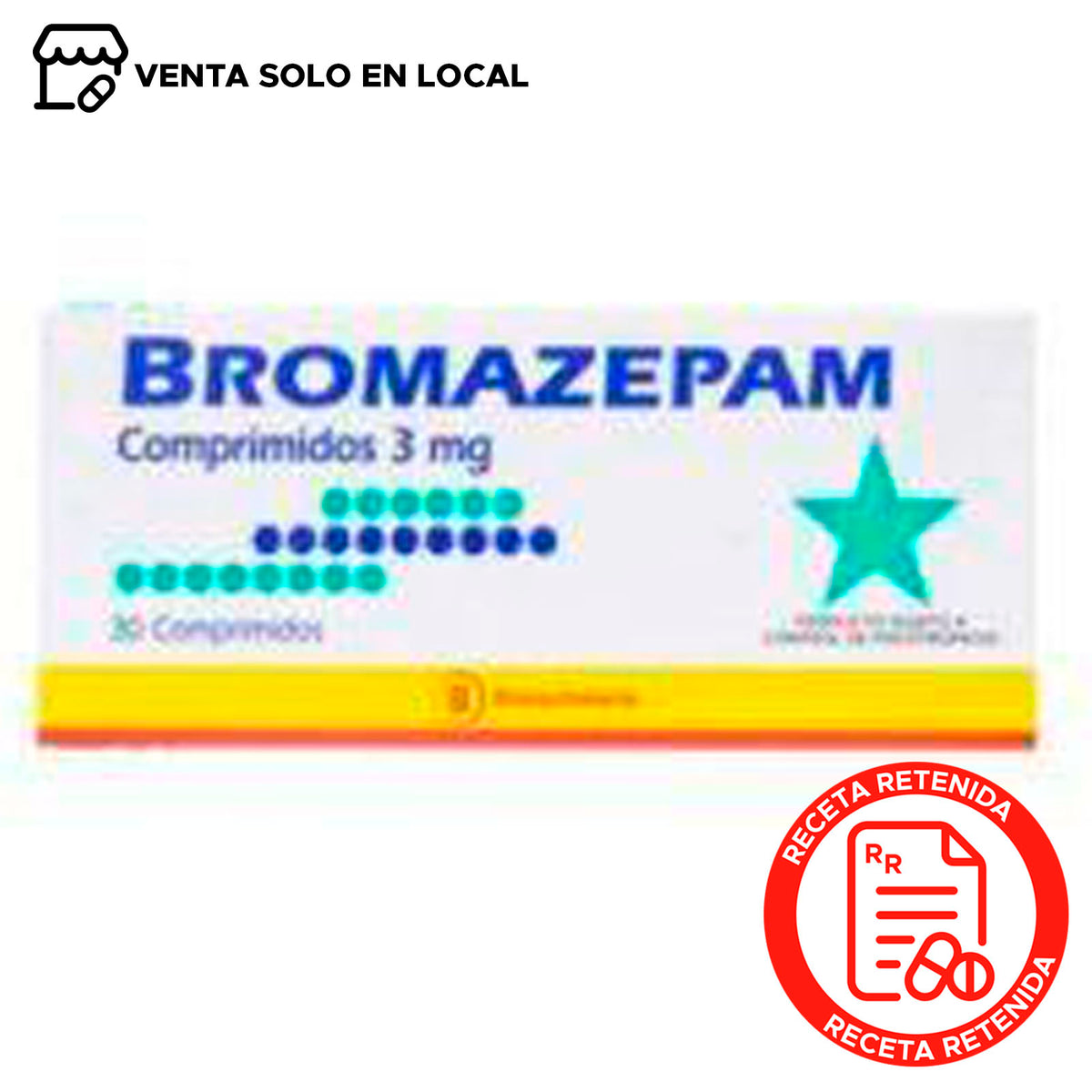 Bromazepam Comprimidos 3mg