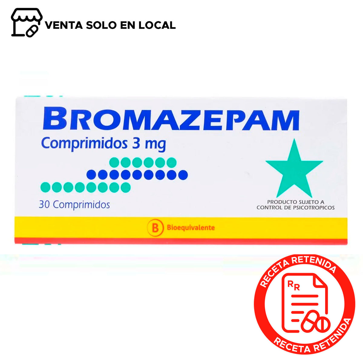 Bromazepam Comprimidos 3mg