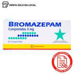 Bromazepam Comprimidos 3mg