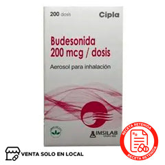 Budesonida Aerosol para Inhalación 200mcg