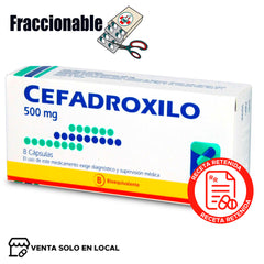 Cefadroxilo 500mg x 1 Cápsula