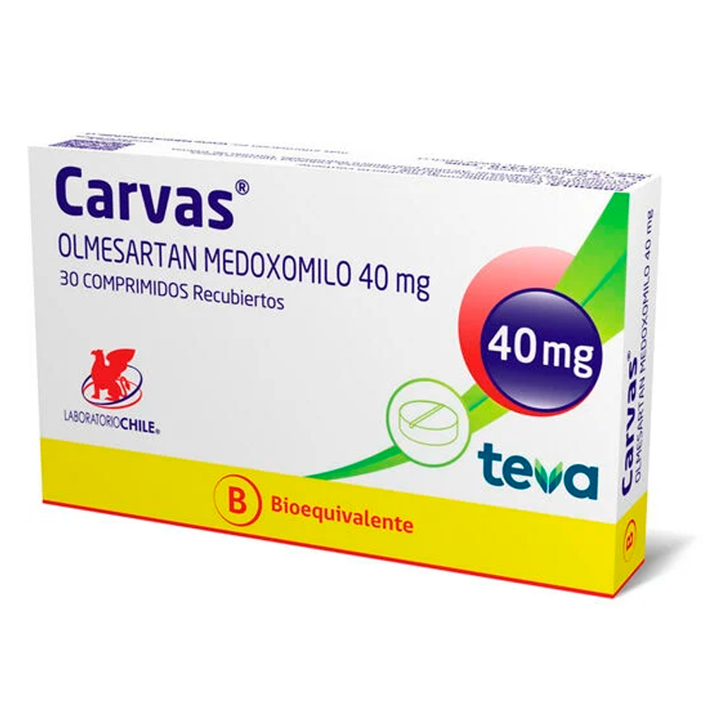 Carvas Comprimidos Recubiertos 40mg