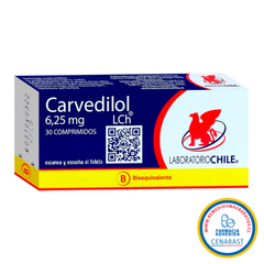 Carvedilol Comprimidos 6,25mg Producto Cenabast