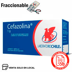 Cefazolina 1g Inyectable x 1 Ampolla