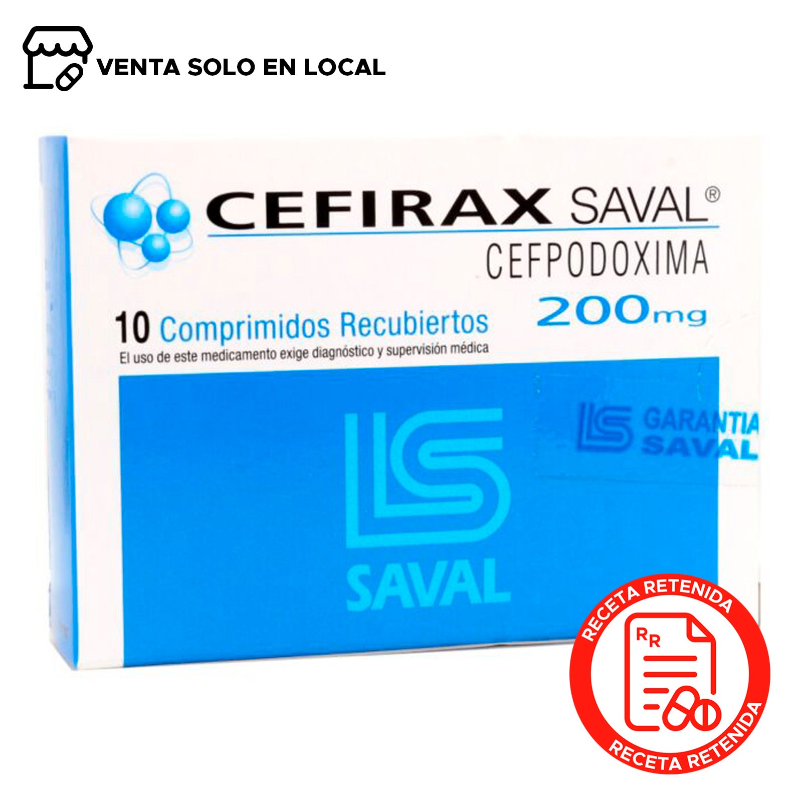 Cefirax Comprimidos Recubiertos 200mg