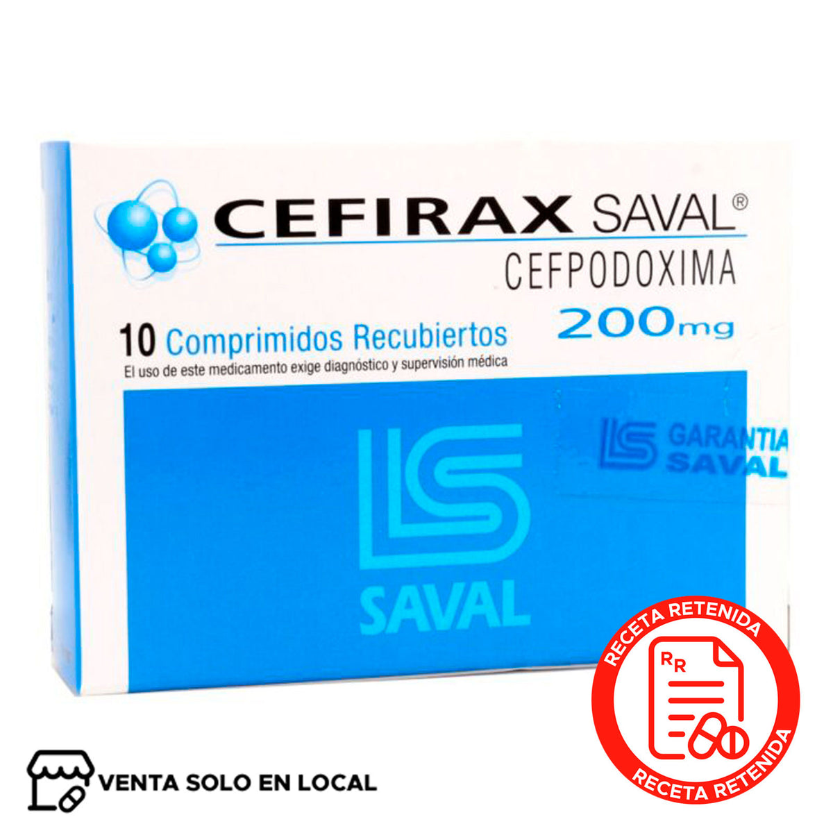 Cefirax 200mg - 10 Comprimidos Recubiertos