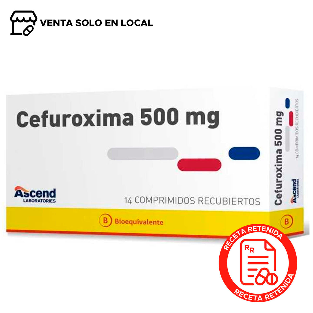 Cefuroxima Comprimidos recubiertos 500mg