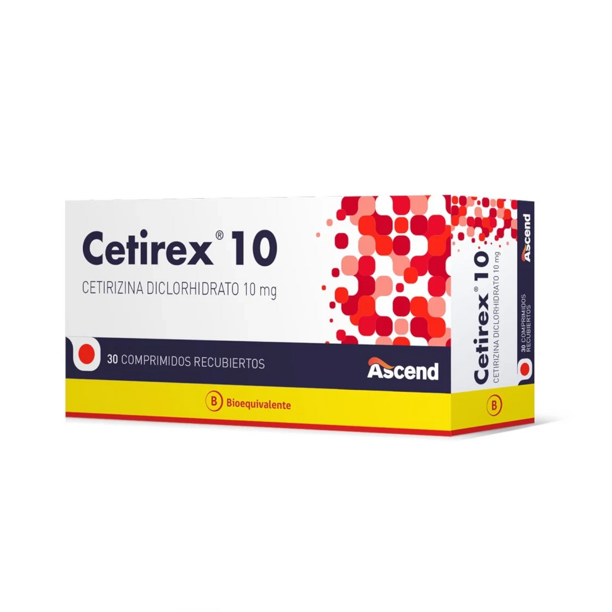 Cetirex 10mg 30 Comprimidos Recubiertos