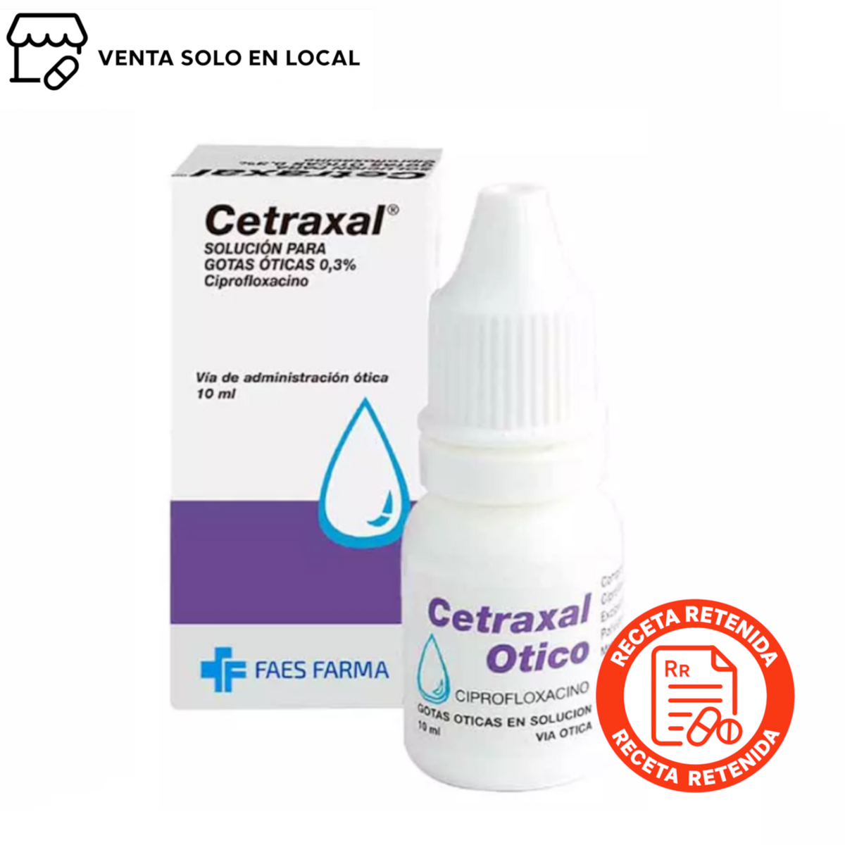 Cetraxal Gotas Óticas (disponible solo para venta presencial)