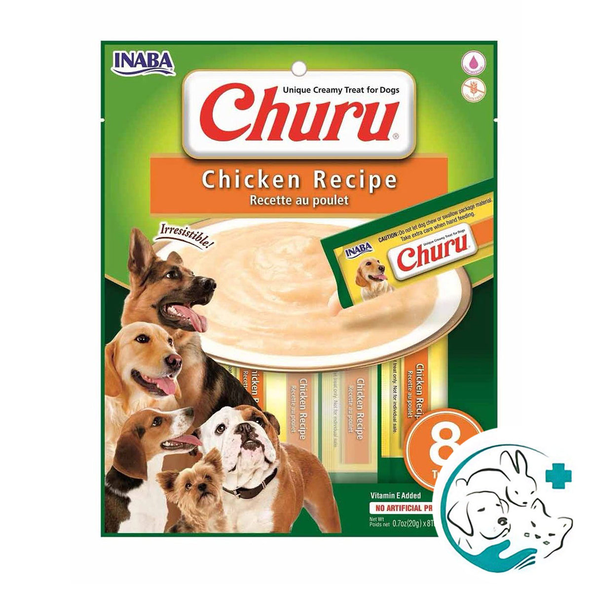 Churu Perro Sabor Pollo - 8 unidades