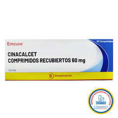 Cinacalcet Comprimidos Recubiertos 60mg Producto Cenabast