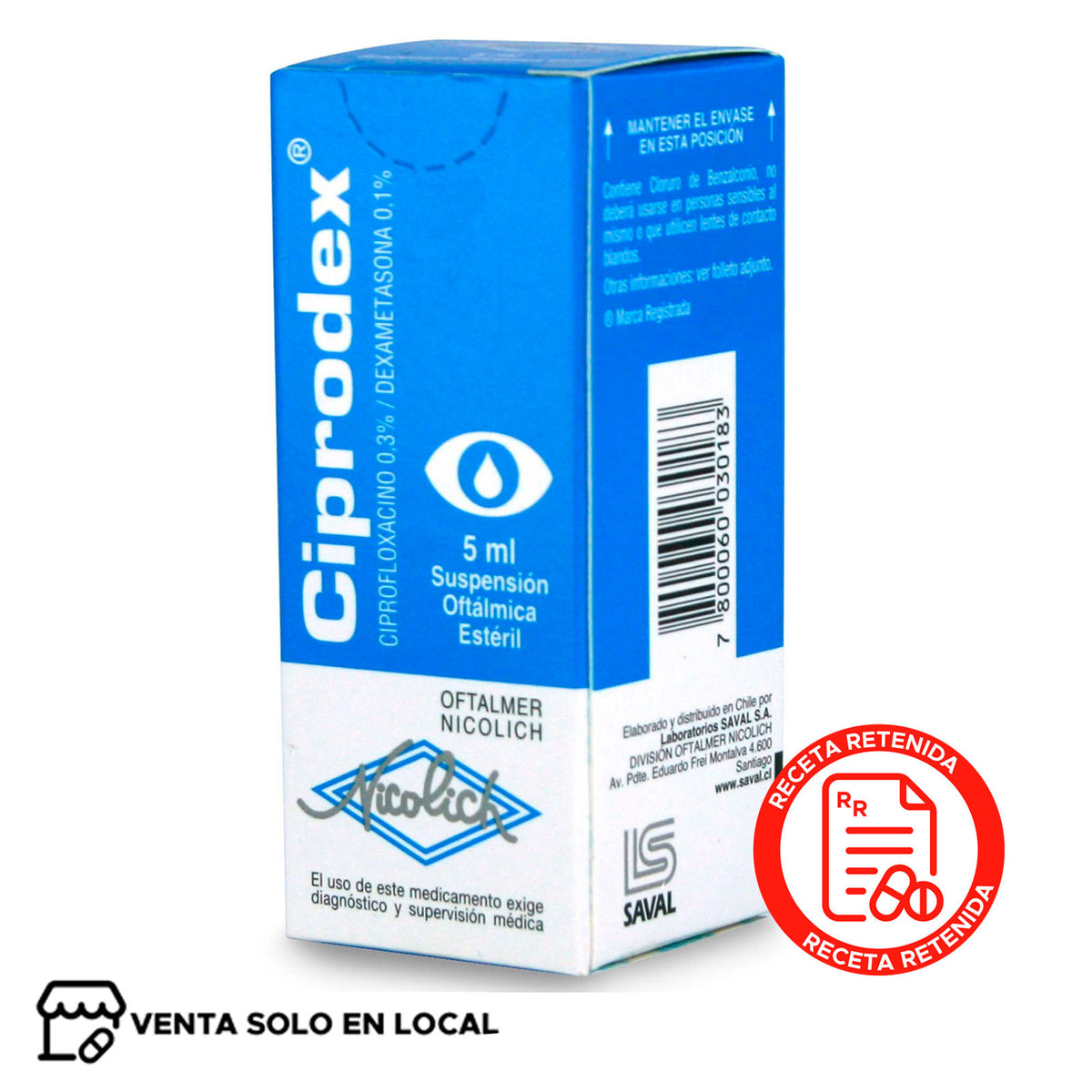 Ciprodex Solución Oftálmica (disponible solo para venta presencial)