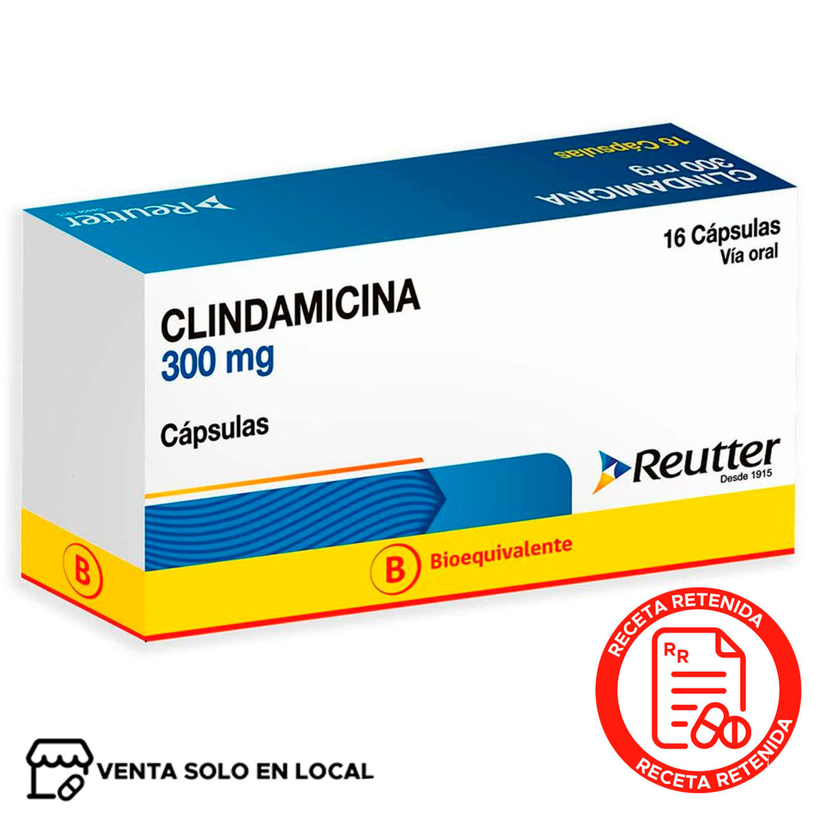 Clindamicina Cápsulas 300mg