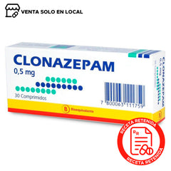Clonazepam Comprimidos 0,5mg