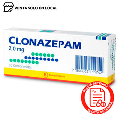 Clonazepam Comprimidos 2mg