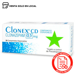 Clonex CD Comprimidos Dispersables 0,5mg