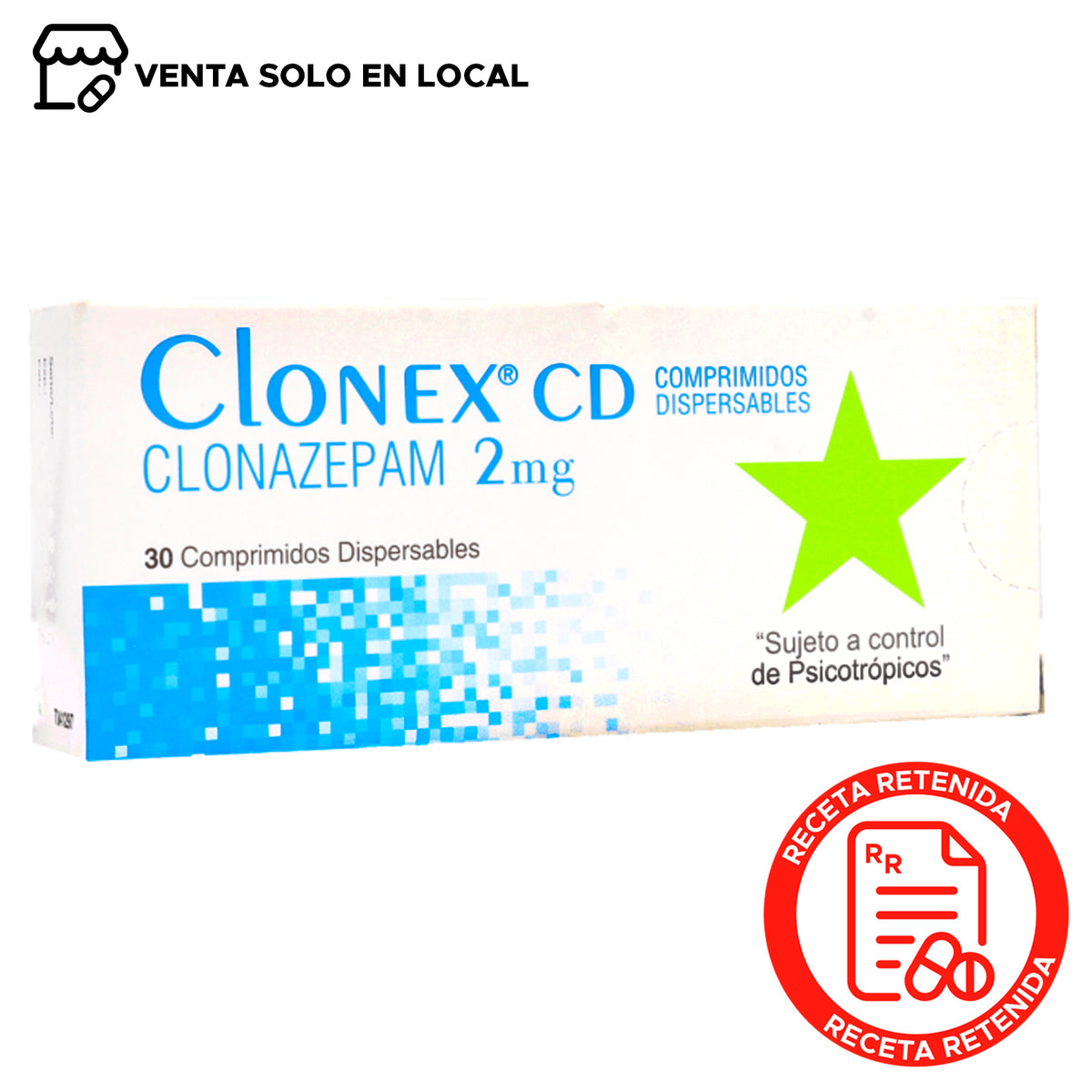 Clonex CD Comprimidos Dispersables 2mg