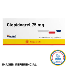 Clopidogrel Comprimidos Recubiertos 75mg Producto Cenabast