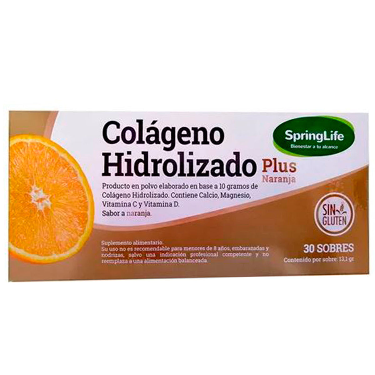 Colágeno Hidrolizado Plus Naranja Sobres