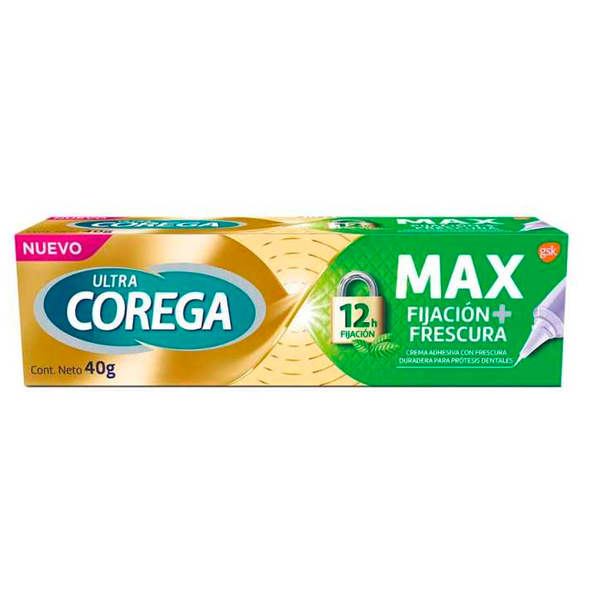 Corega Crema Max Fijación Menta