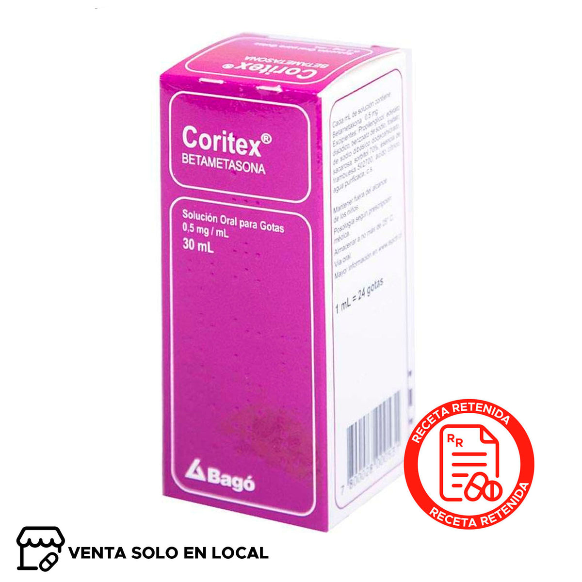 Coritex Gotas 0,5mg/ml (disponible solo para venta presencial)