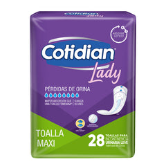 Cotidian Maxi Lady Toallas Incontinencia