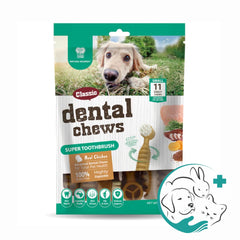 Dental Chews Super Tootbrush 170gr - Sabor Pollo