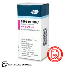 Depo-Medrol Suspensión Inyectable Ampolla 40mg/1ml