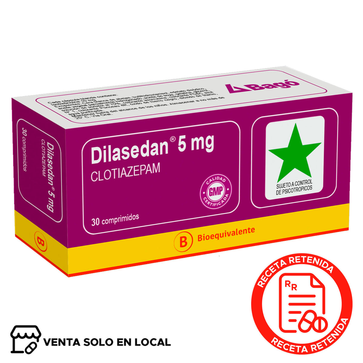 Dilasedan Comprimidos 5mg