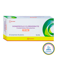 Donepezilo Comprimidos Recubiertos 10mg Producto Cenabast