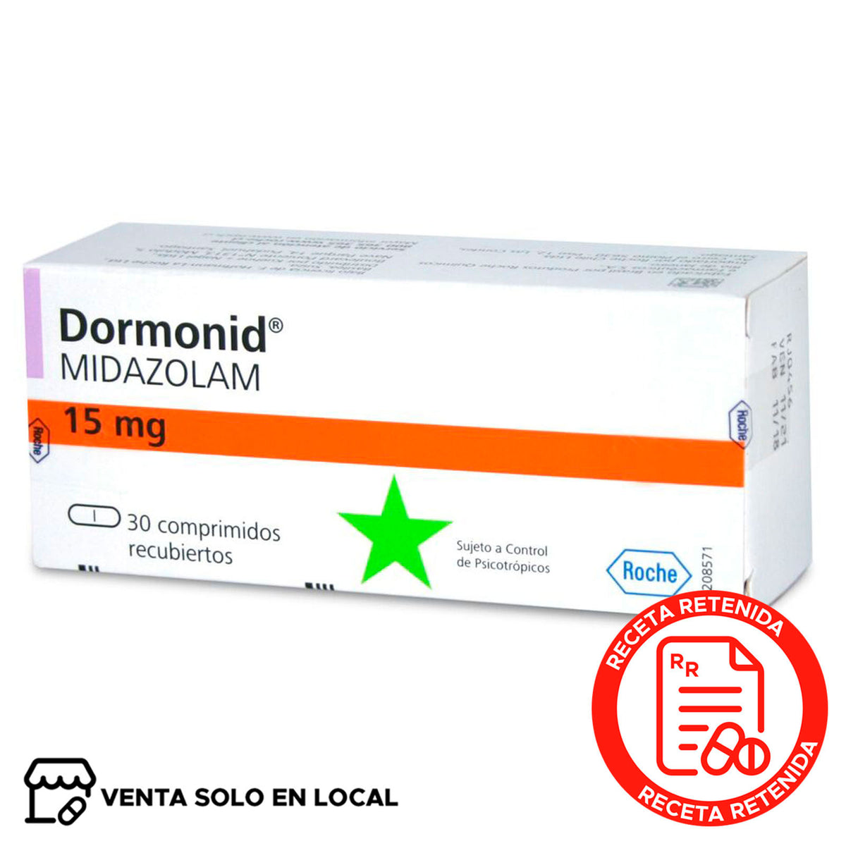 Dormonid Comprimidos Recubiertos 15mg