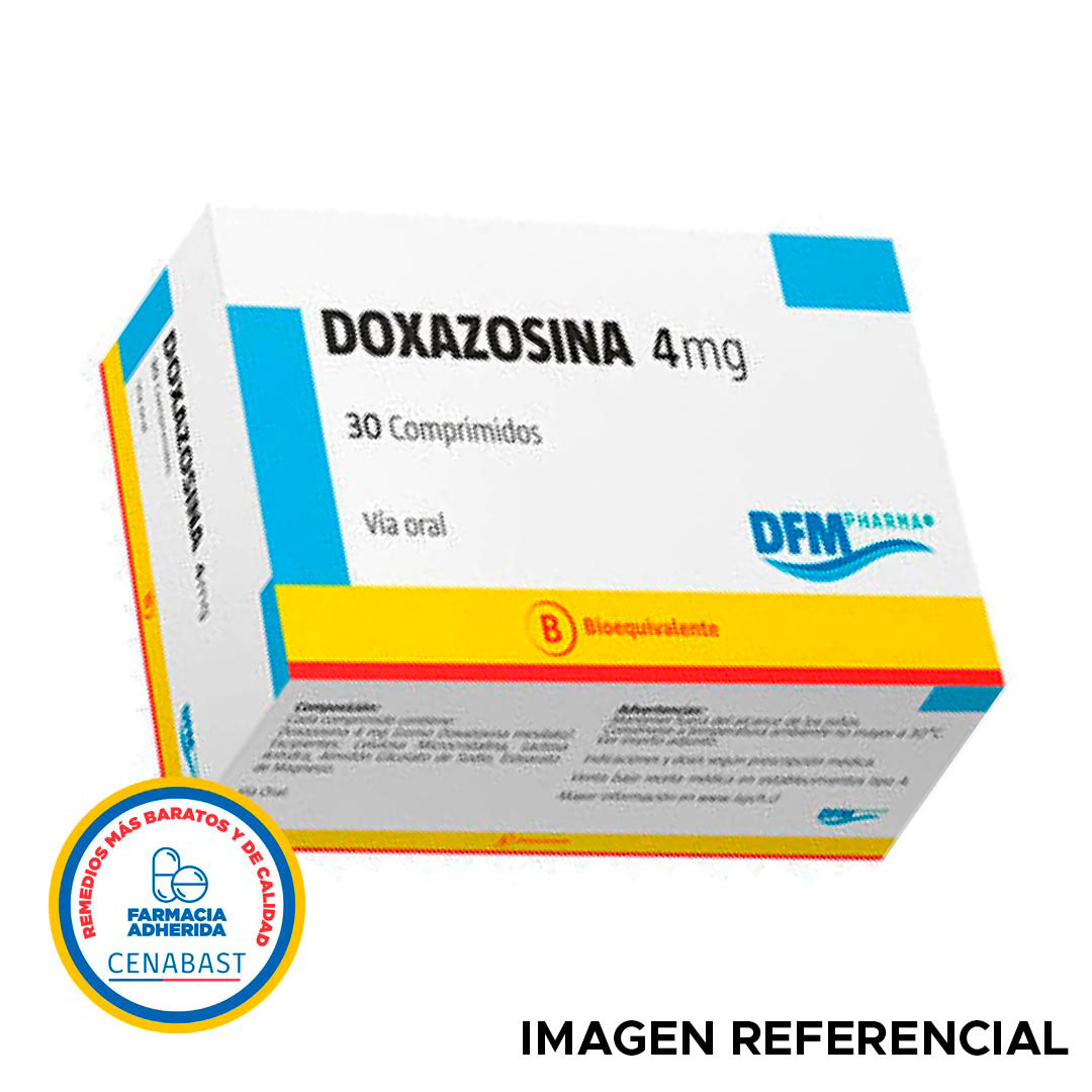 Doxazosina Comprimidos 4mg Producto Cenabast